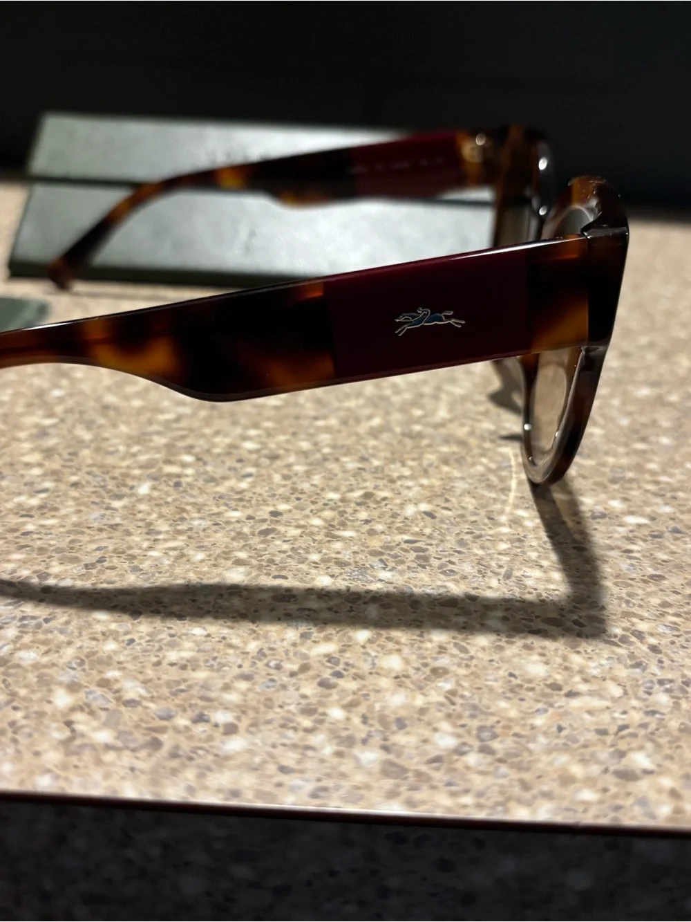 Longchamp Women's Tortoiseshell Sunglasses with Brown Gradient Lenses